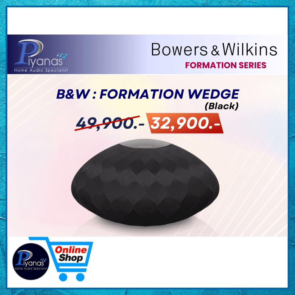 ลำโพงบลูทูธ/ไร้สาย Bowers&Wilkins : FORMATION WEDGE(BLACK)